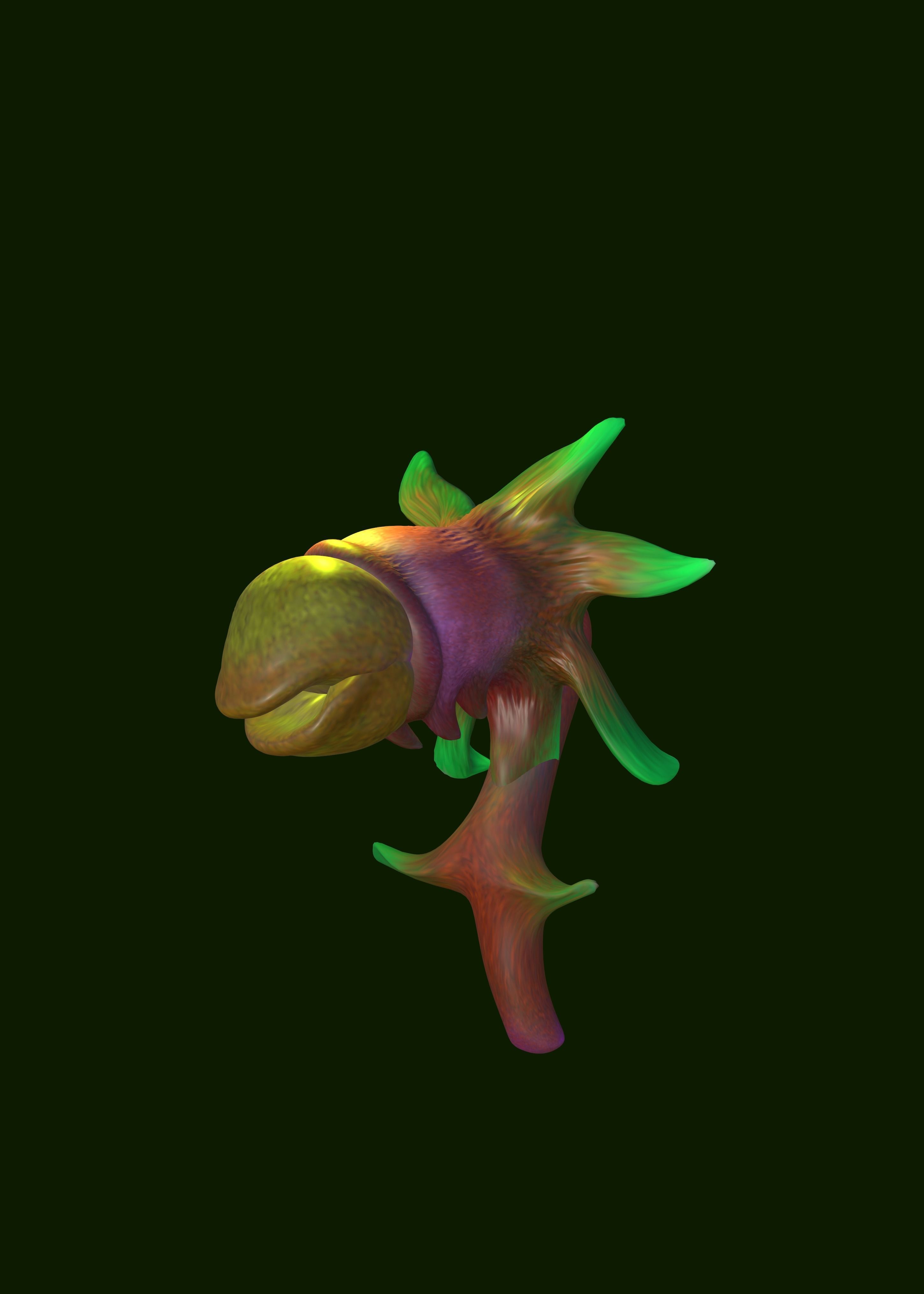 Plants vebrator 3D print model_3