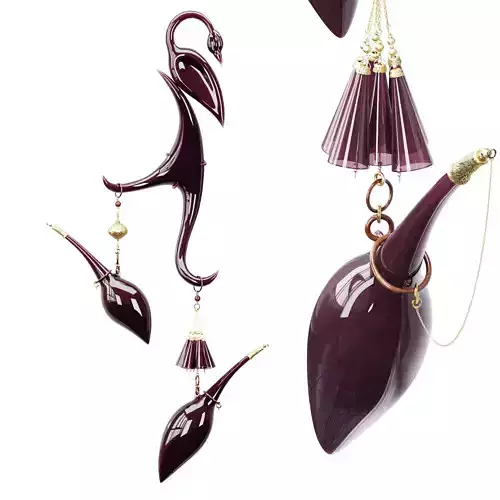Birds The Glass Art Sculpture Jenny Pohlman and Sabrina Knowles 3D model