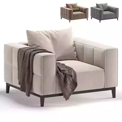 Armchair CAMERON by Cazarina Interiors 3 Colors Version