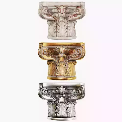Classic capital 04 3D model