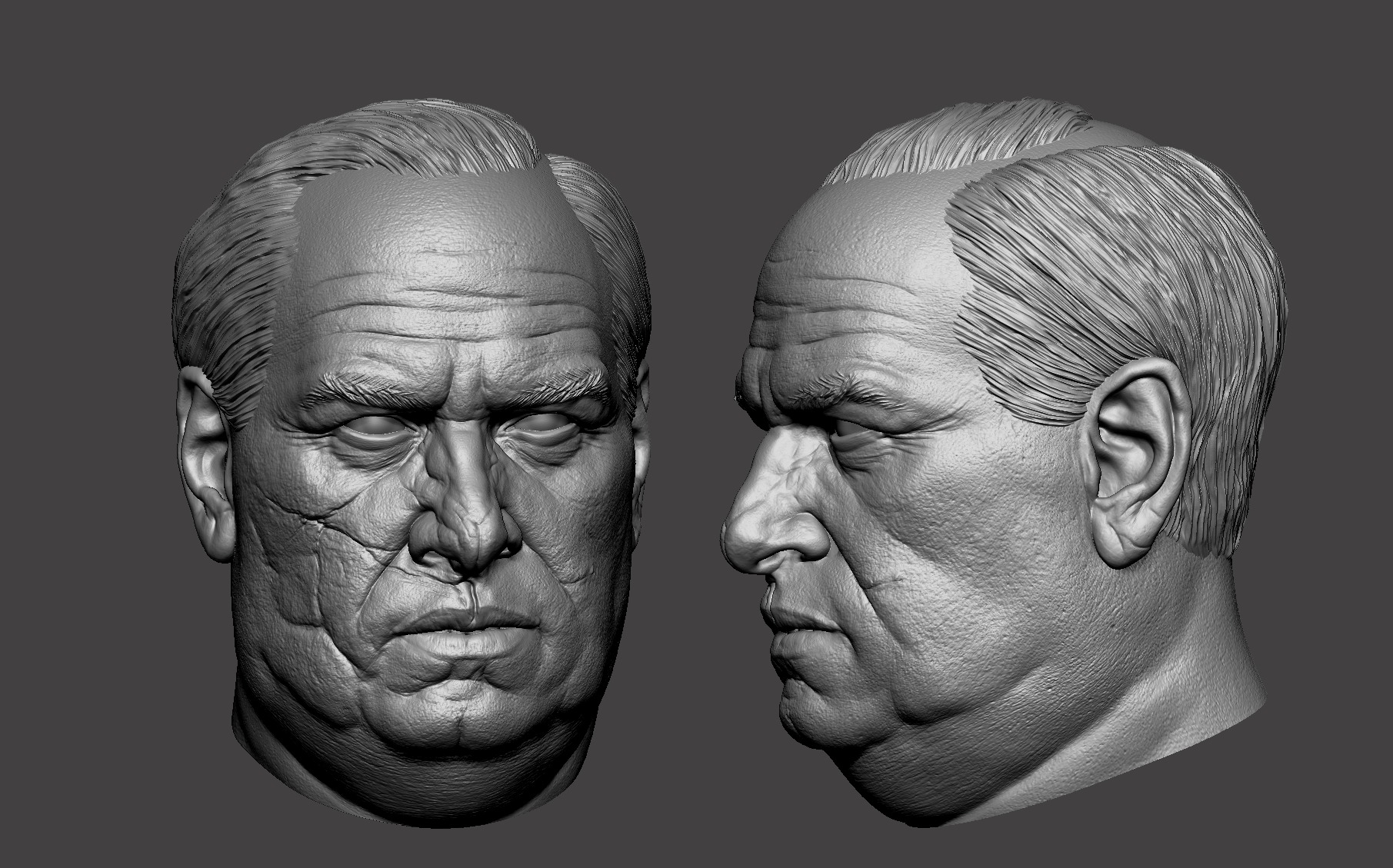 The Penguin-Colin Farrell Head 3D print model_3