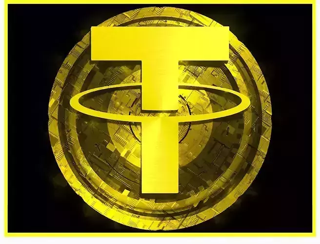 USDT Tether Btc Bitcoin Crypto Coin Token Blockchain Nft 0255