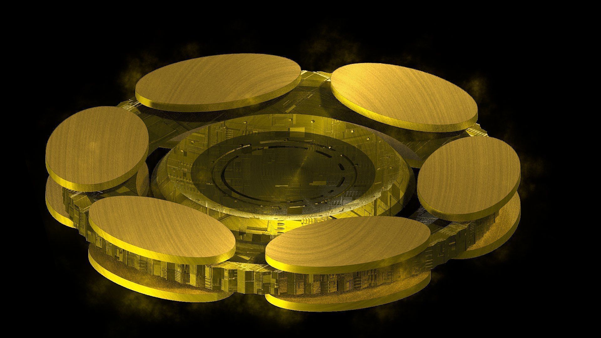 DOT Polkadot Btc Bitcoin Crypto Coin Token Blockchain Nft 0253 3D model_2