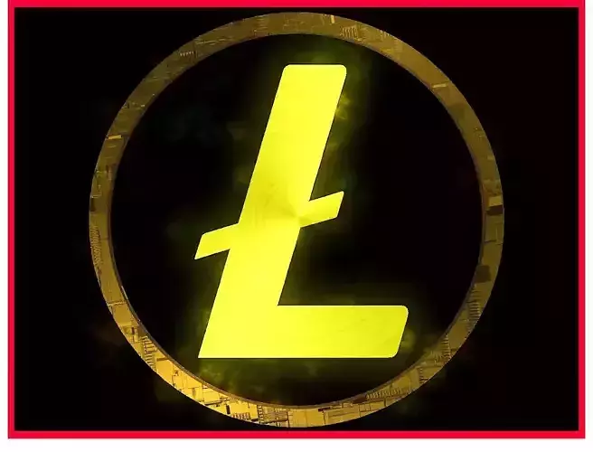 Litecoin LTC Btc Bitcoin Crypto Coin Token Blockchain Nft 0250 3D model