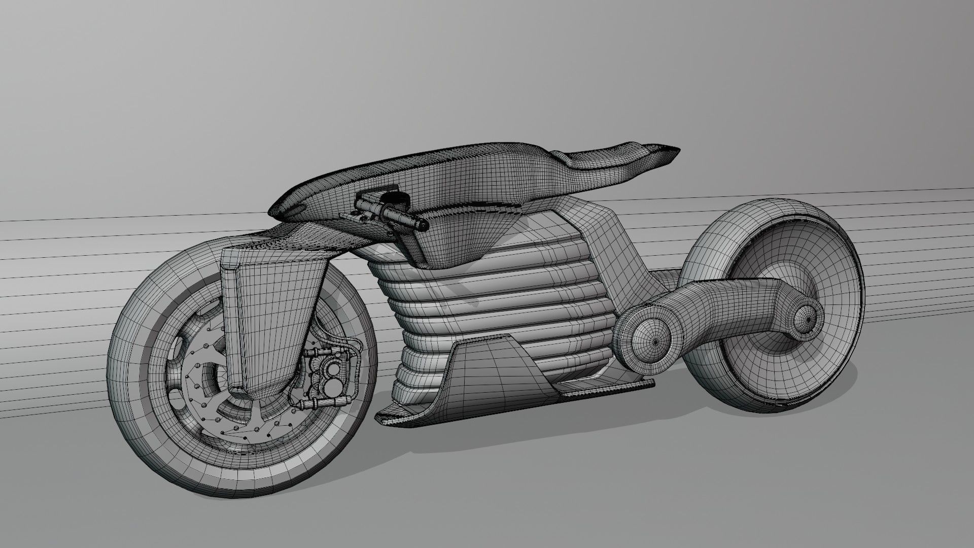 Sci-Fi concept Bike 2 3D model_41