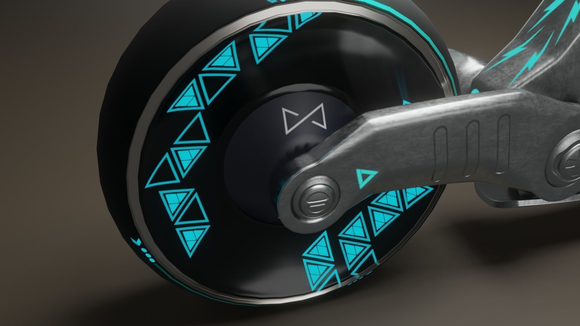 Sci-Fi concept Bike 2 3D model_22