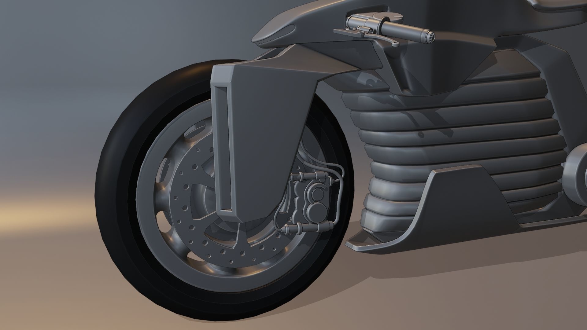 Sci-Fi concept Bike 2 3D model_31