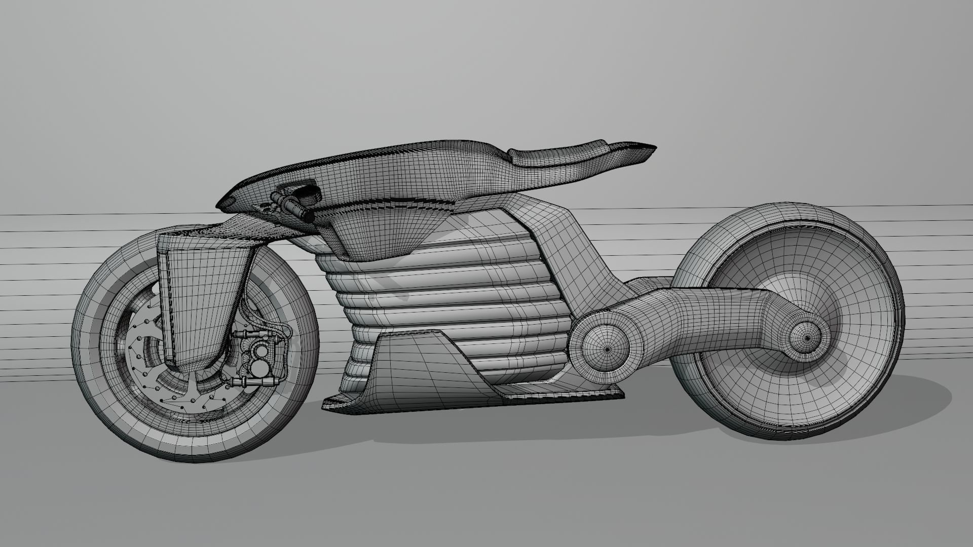 Sci-Fi concept Bike 2 3D model_40
