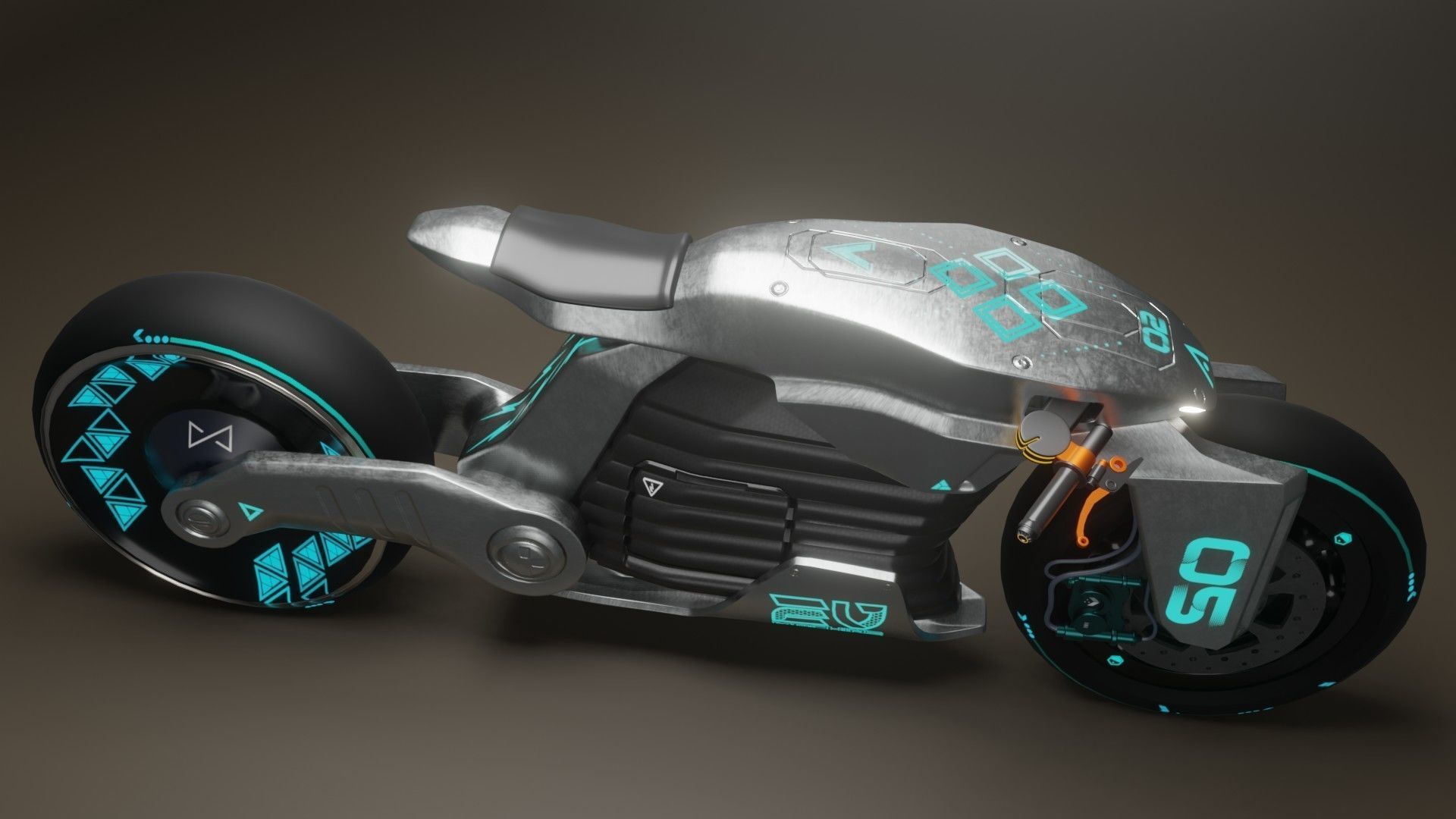 Sci-Fi concept Bike 2 3D model_21