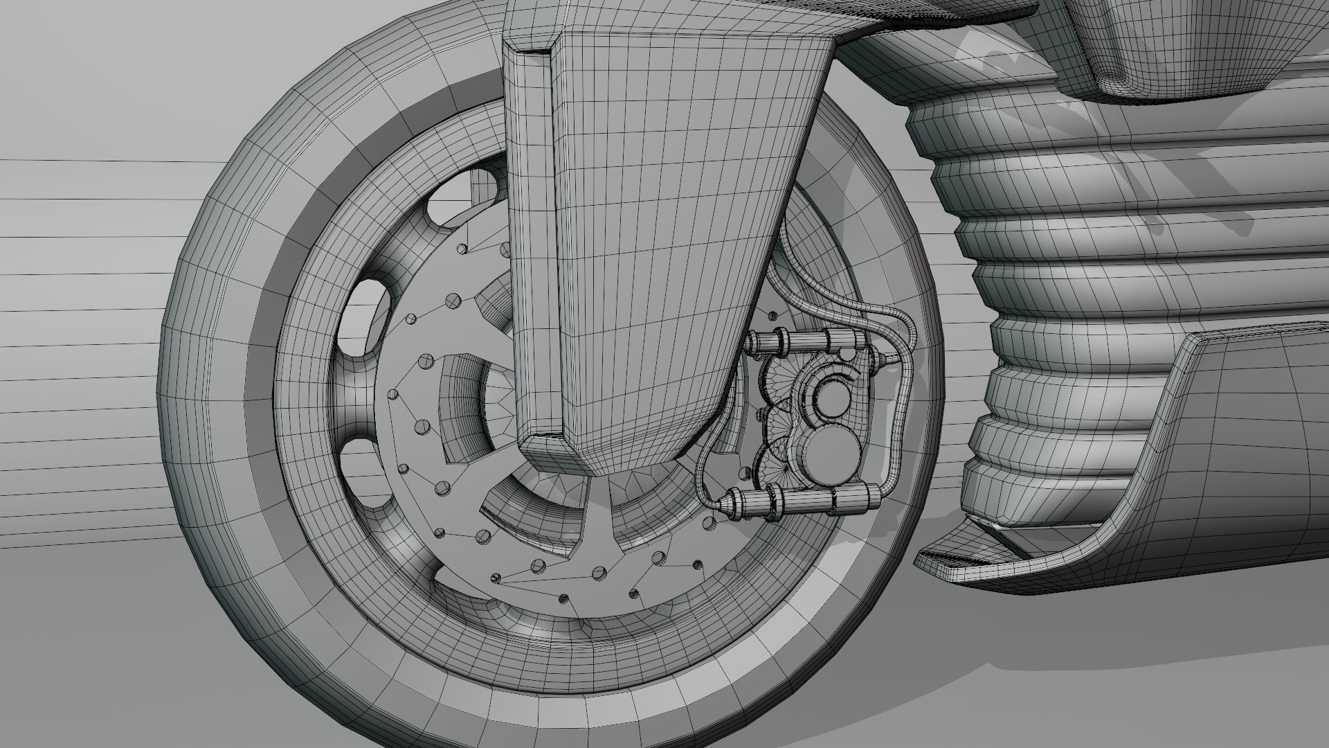 Sci-Fi concept Bike 2 3D model_42