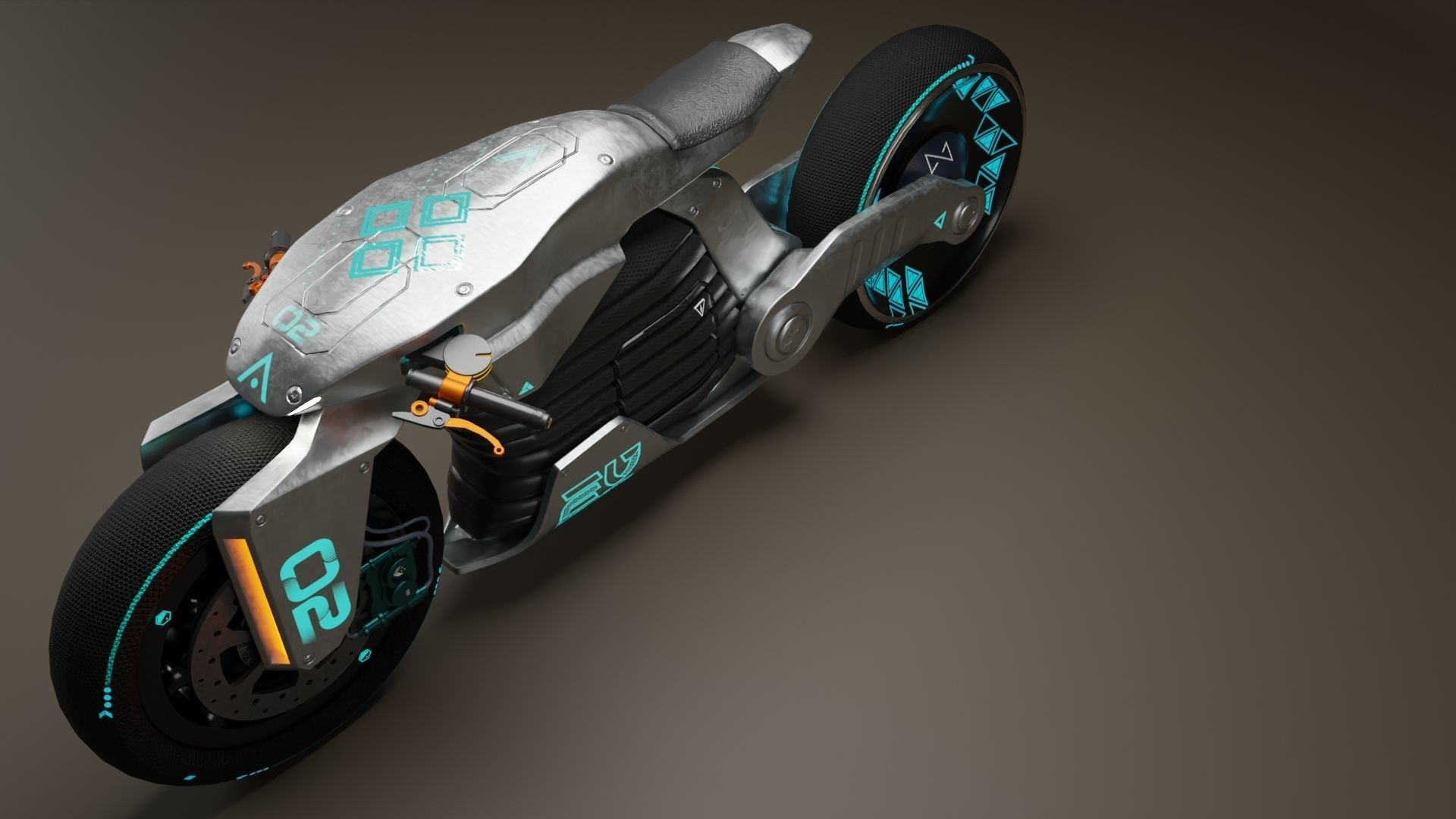 Sci-Fi concept Bike 2 3D model_20