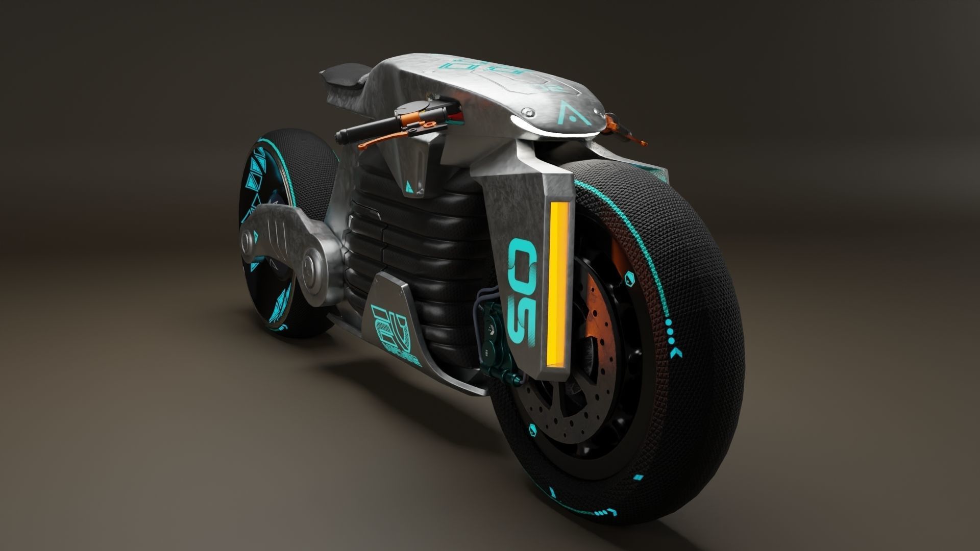 Sci-Fi concept Bike 2 3D model_18