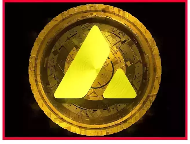 AVAX Avalanche Btc Bitcoin Crypto Coin Token Blockchain Nft 0253