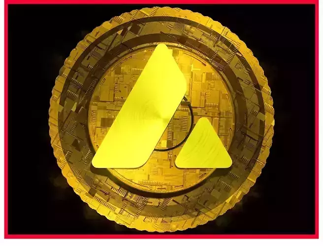 AVAX Avalanche Btc Bitcoin Crypto Coin Token Blockchain Nft 0254