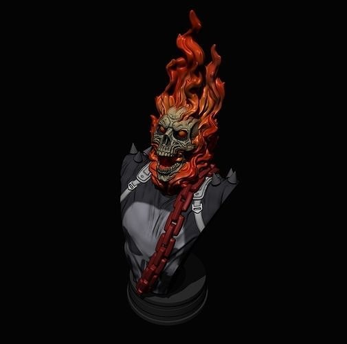 GHOST RIDER - PUNISHER - 180 mm 3D print model