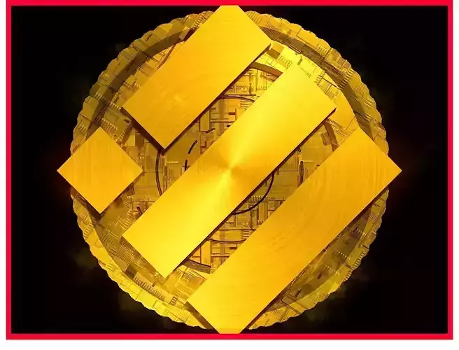BUSD Binance Btc Bitcoin Crypto Coin Token Blockchain Nft 022 3D model