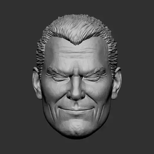 Shazam Head 3D print model 3D print model
