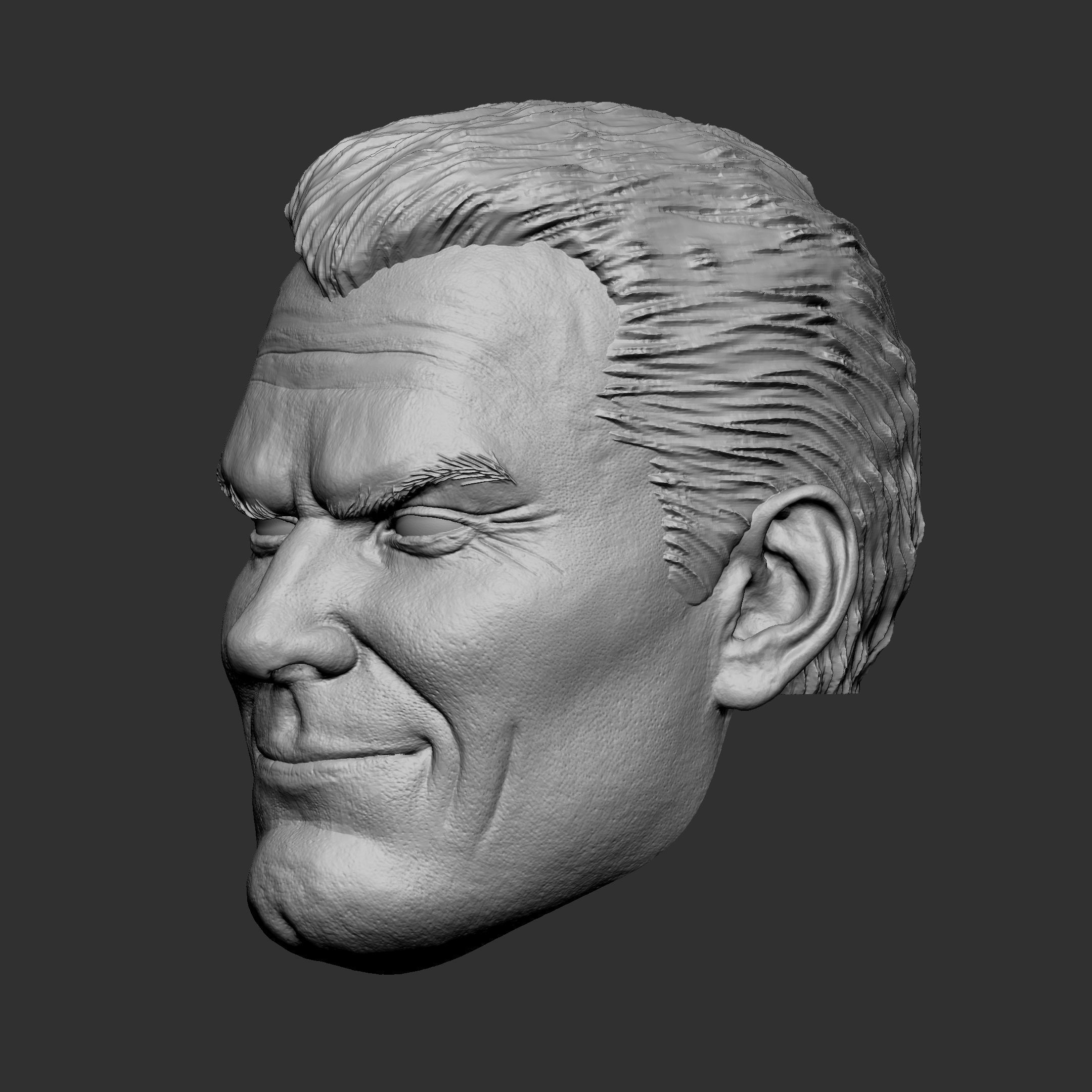 Shazam Head 3D print model 3D print model_3