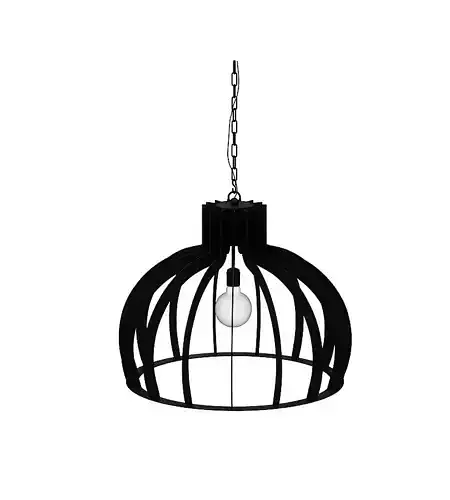 Hanging Lamp Low-poly 3D model