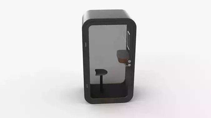 Office Pod 3 Low-poly 3D model