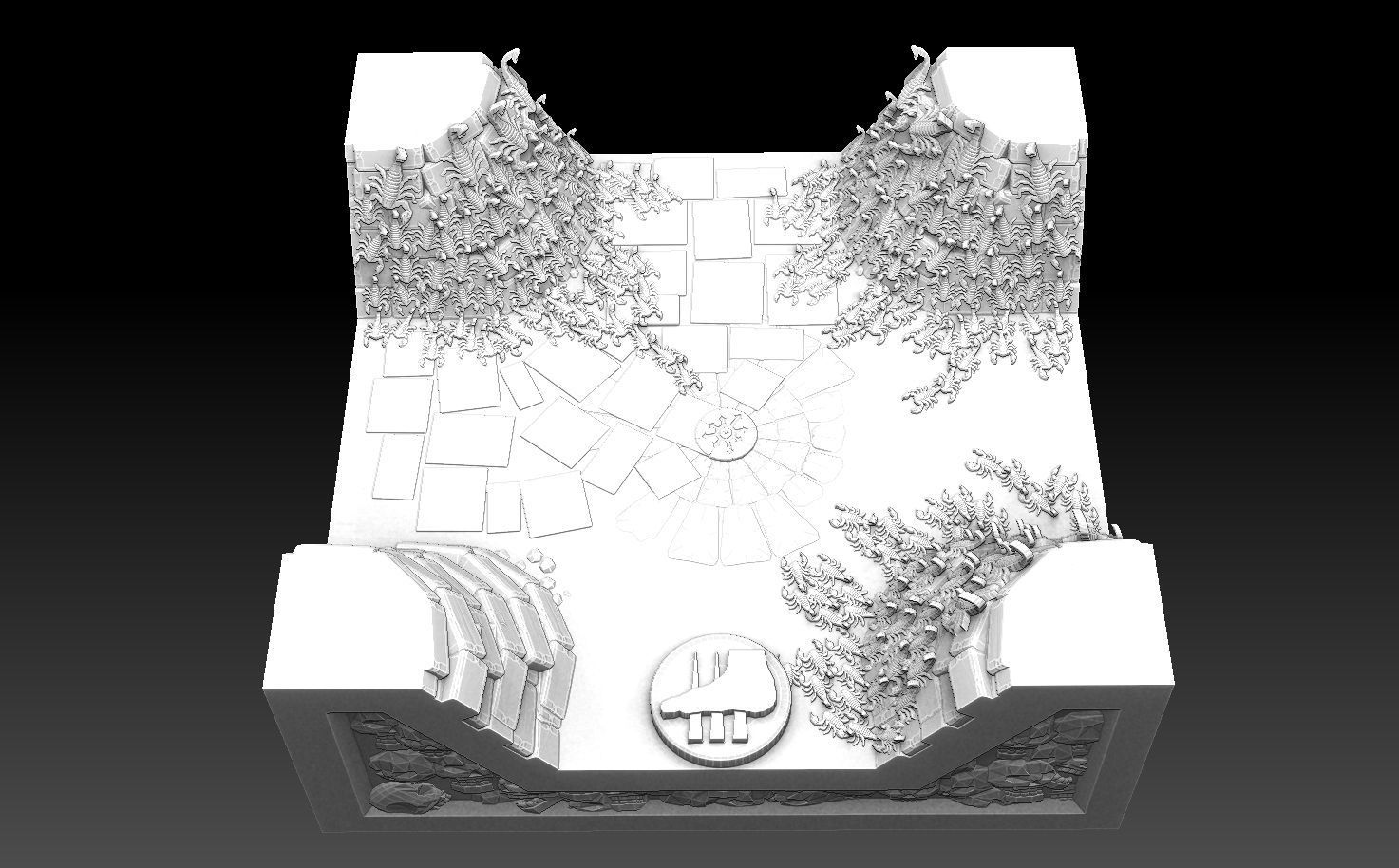 Drakborgen and Dungeonquest 3D Tile Set 3D print model_29