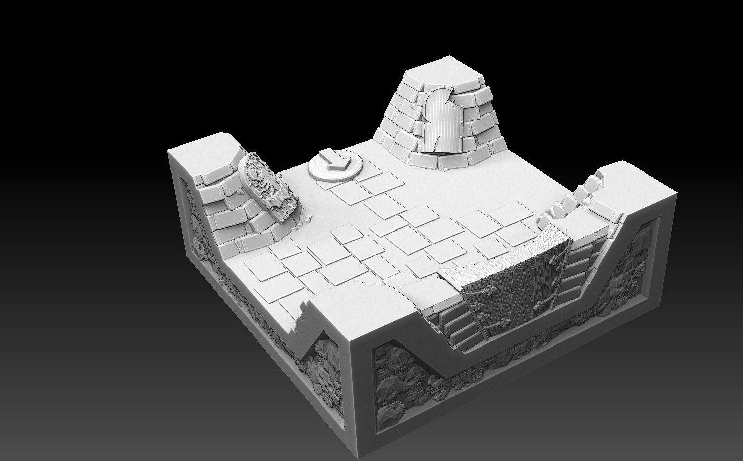Drakborgen and Dungeonquest 3D Tile Set 3D print model_37