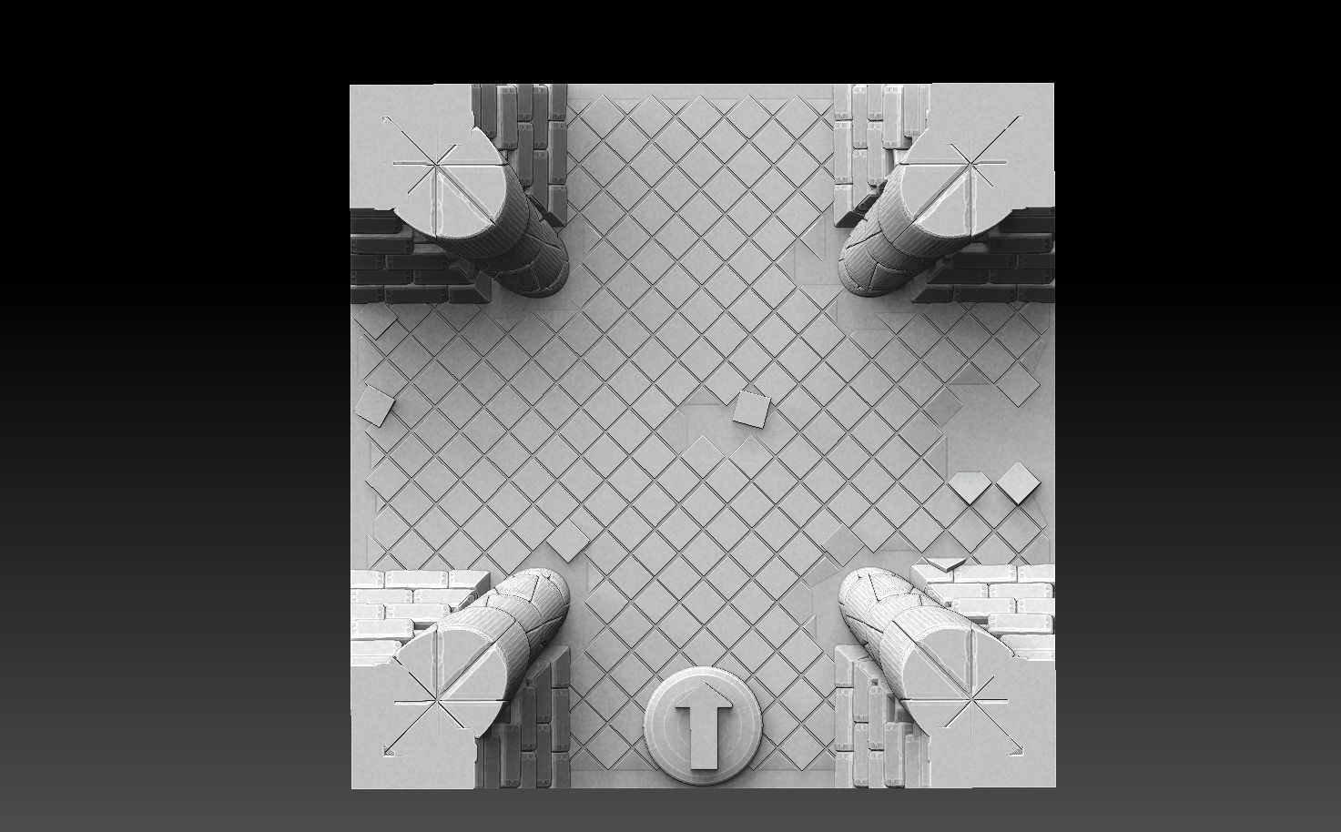 Drakborgen and Dungeonquest 3D Tile Set 3D print model_16