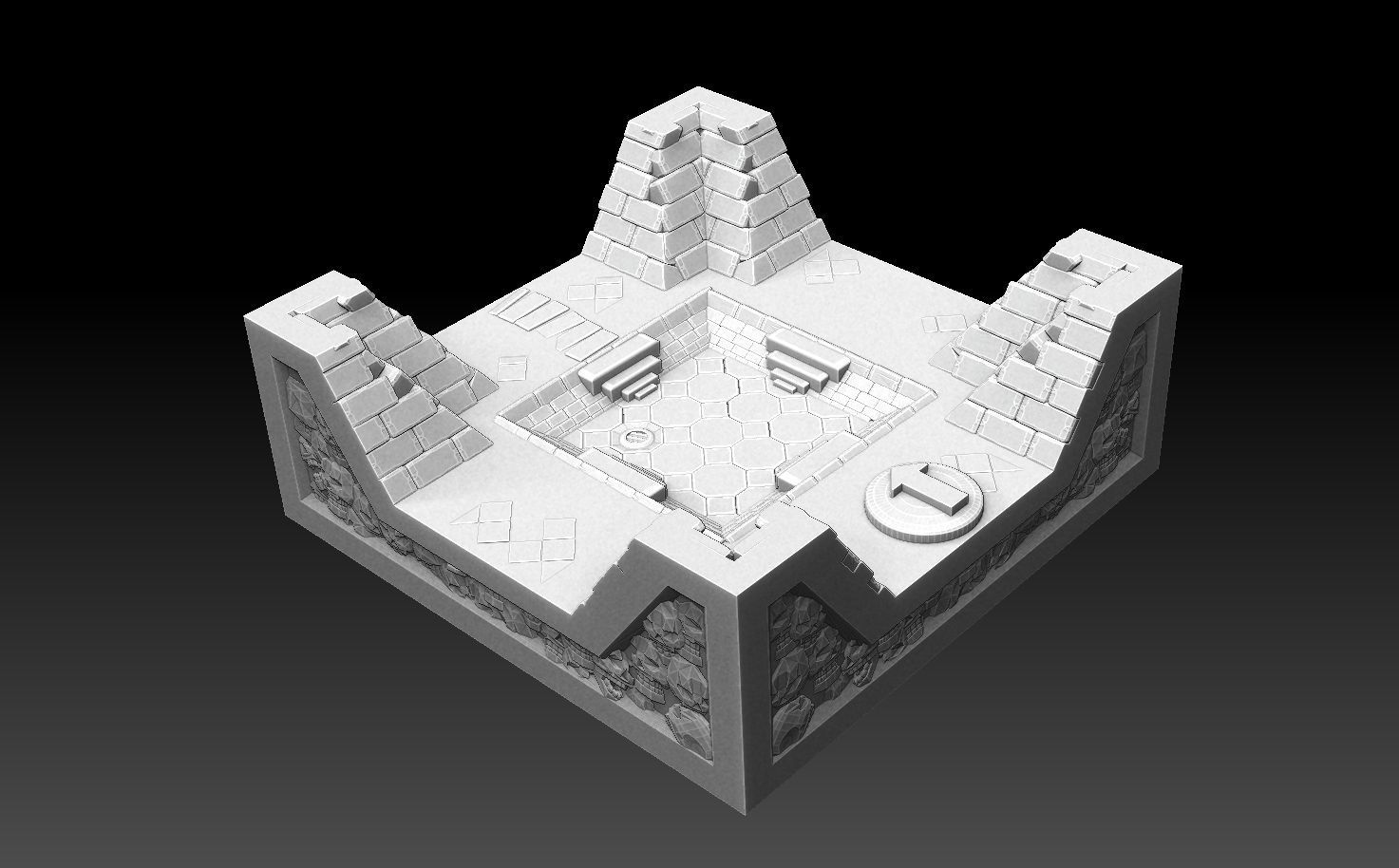 Drakborgen and Dungeonquest 3D Tile Set 3D print model_27