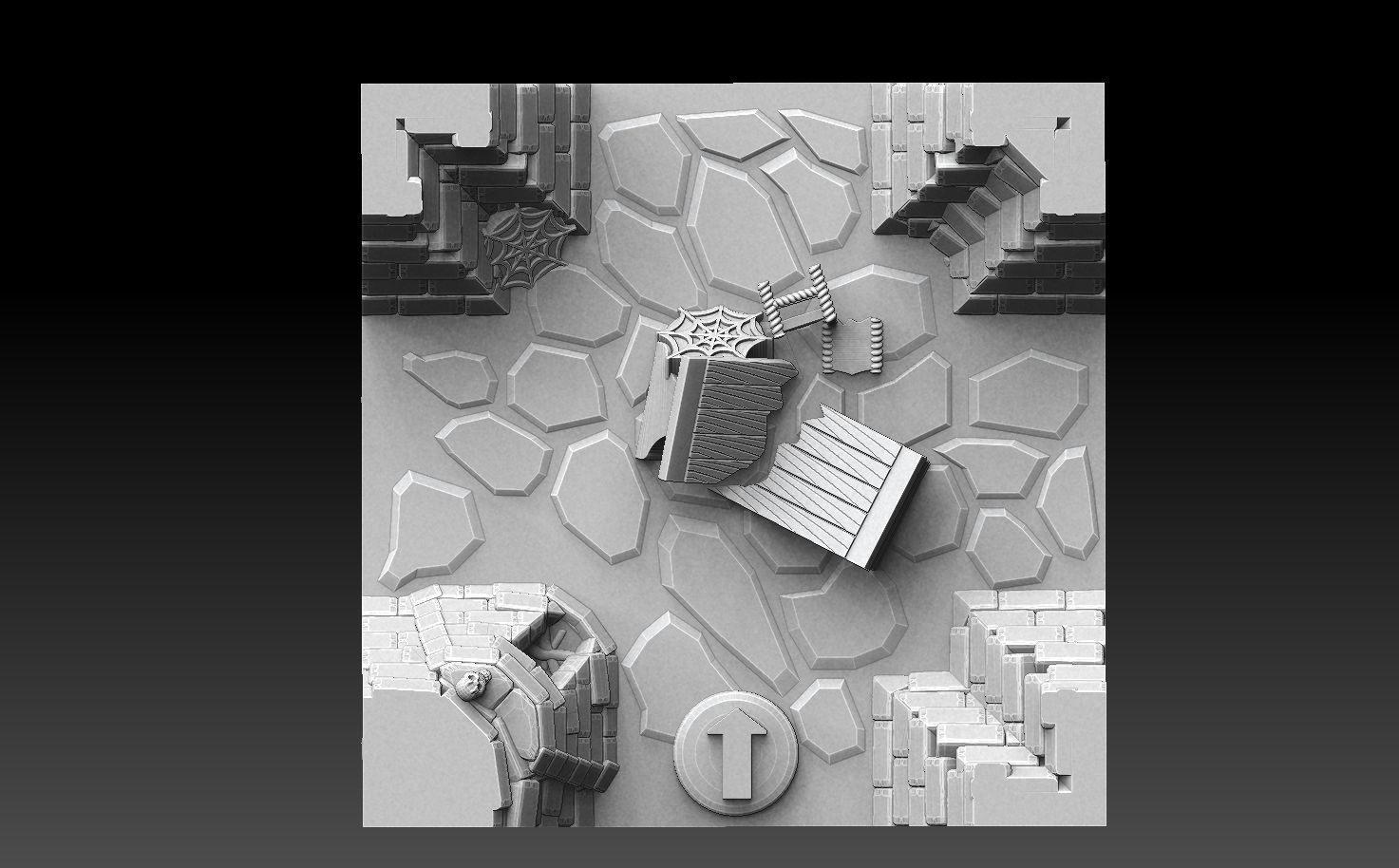 Drakborgen and Dungeonquest 3D Tile Set 3D print model_9