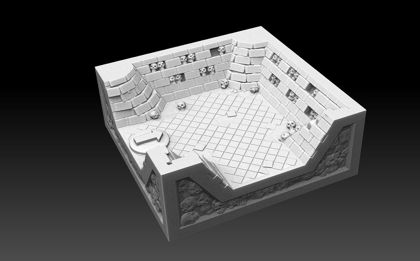 Drakborgen and Dungeonquest 3D Tile Set 3D print model_36