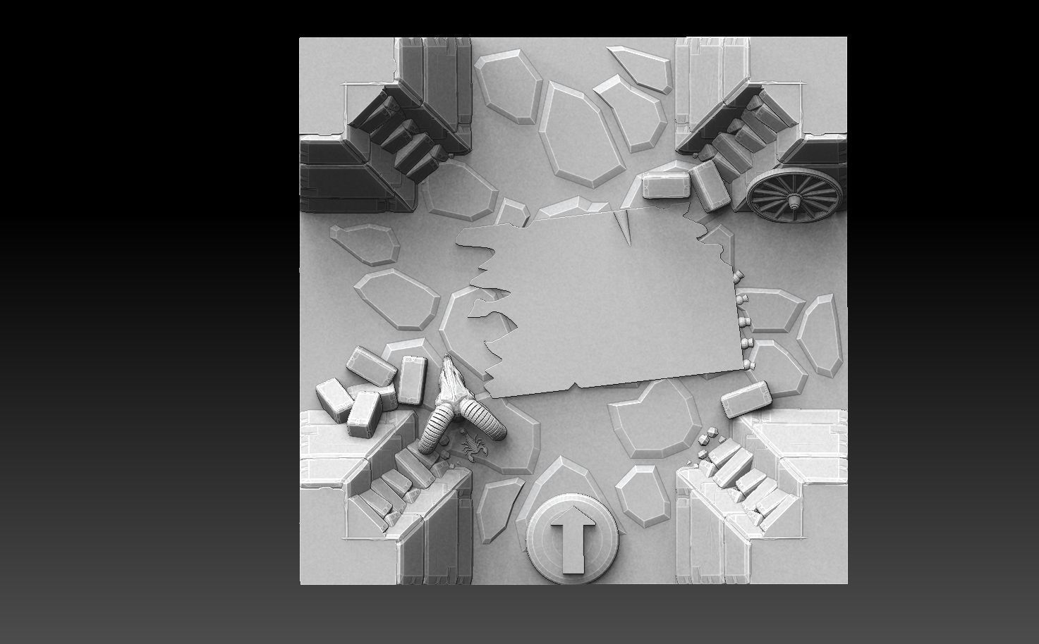 Drakborgen and Dungeonquest 3D Tile Set 3D print model_11