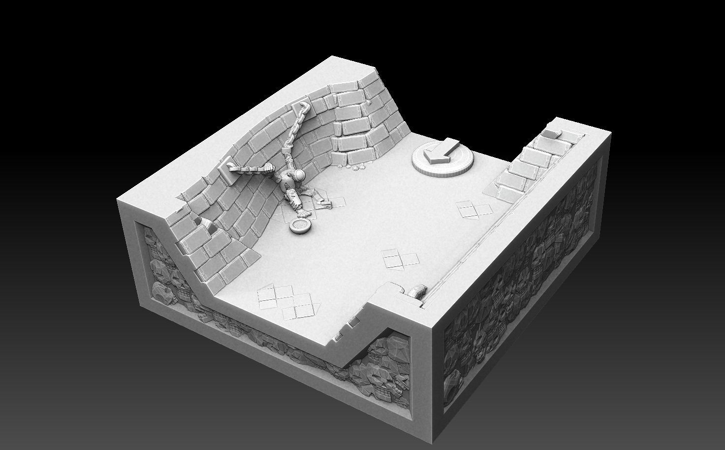 Drakborgen and Dungeonquest 3D Tile Set 3D print model_34