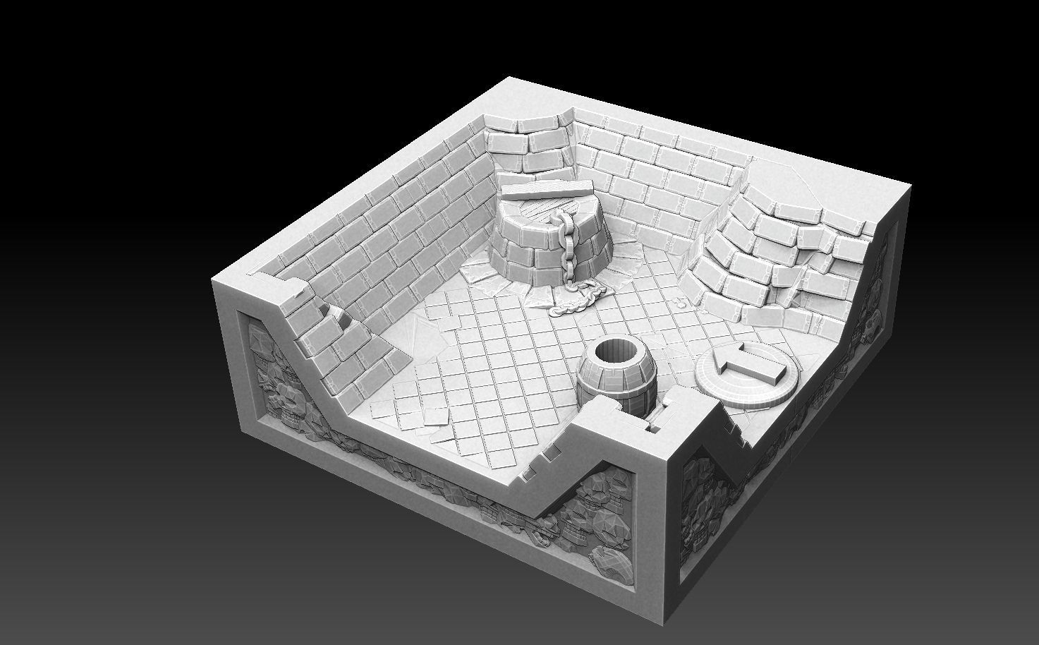Drakborgen and Dungeonquest 3D Tile Set 3D print model_35
