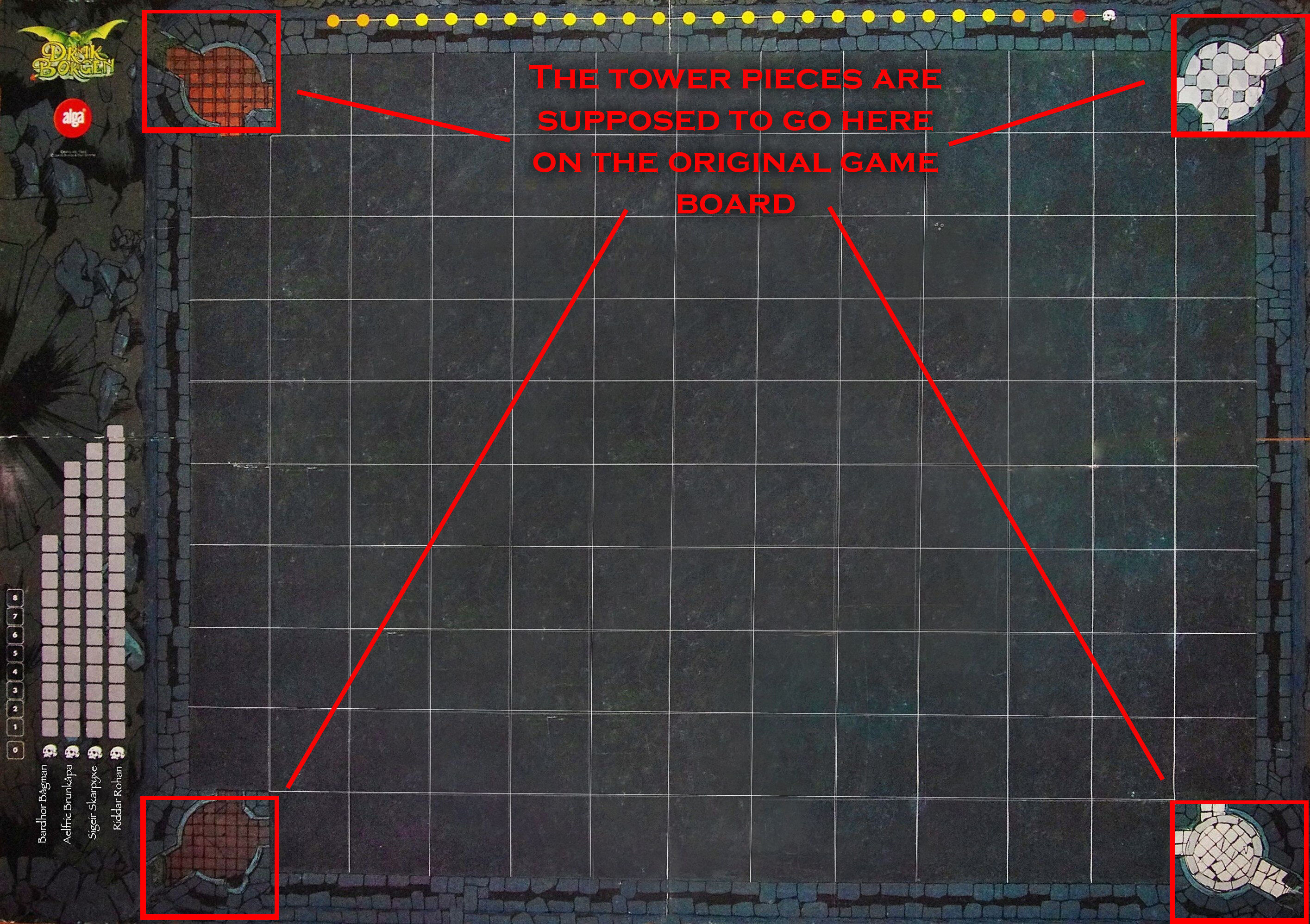 Drakborgen and Dungeonquest 3D Tile Set 3D print model_57