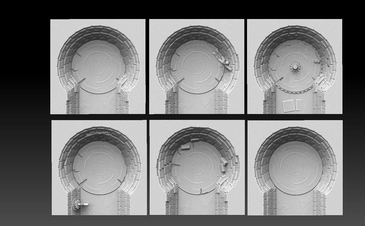 Drakborgen and Dungeonquest 3D Tile Set 3D print model_22