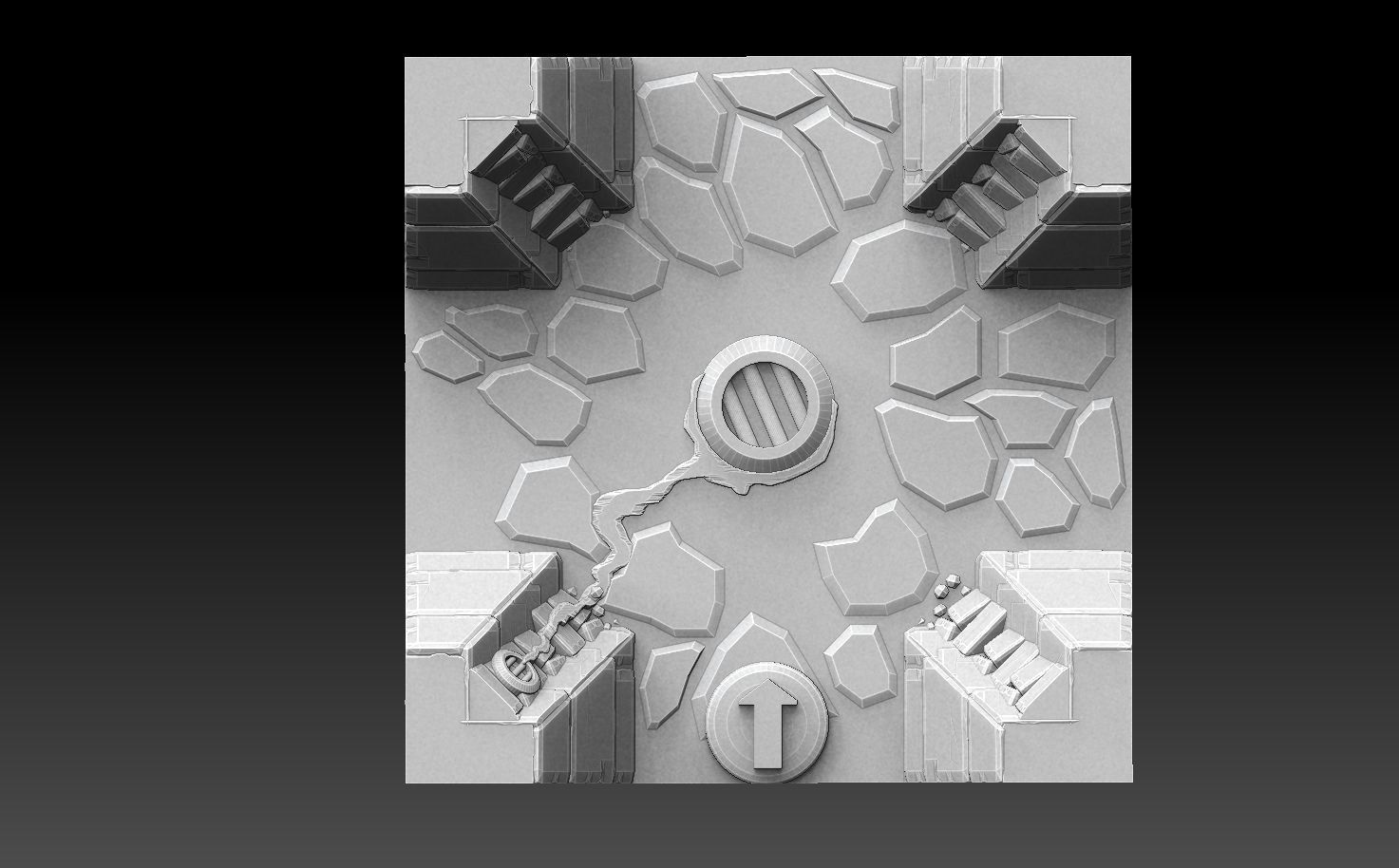 Drakborgen and Dungeonquest 3D Tile Set 3D print model_10