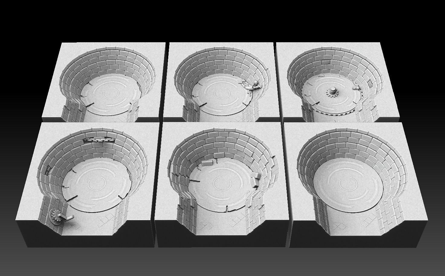 Drakborgen and Dungeonquest 3D Tile Set 3D print model_23