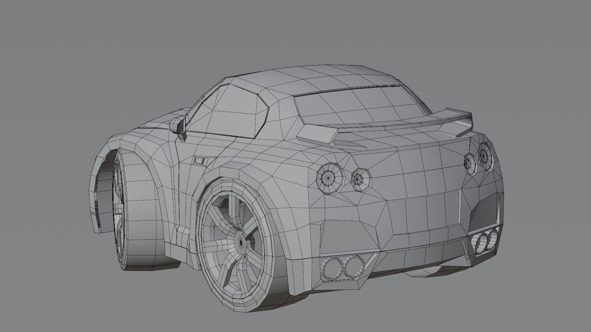 Stylized Car Pack Low-Poly Game Ready PBR Low-poly 3D model_47