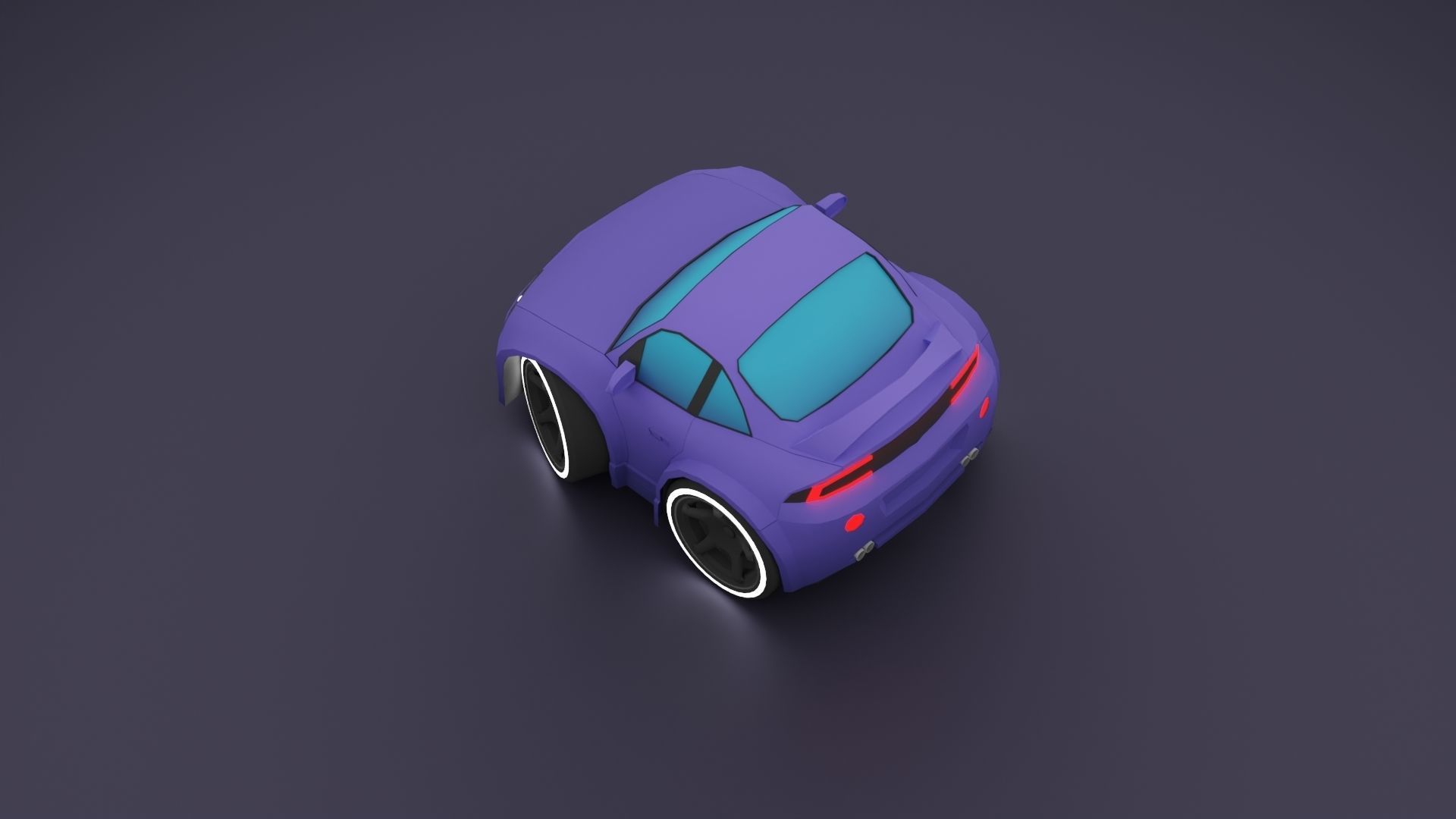 Stylized Car Pack Low-Poly Game Ready PBR Low-poly 3D model_103
