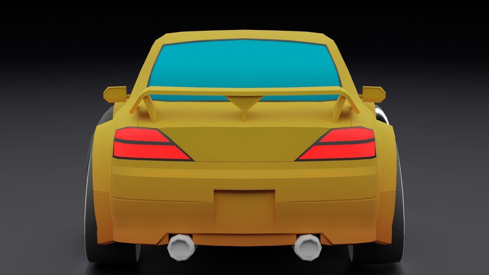 Stylized Car Pack Low-Poly Game Ready PBR Low-poly 3D model_63