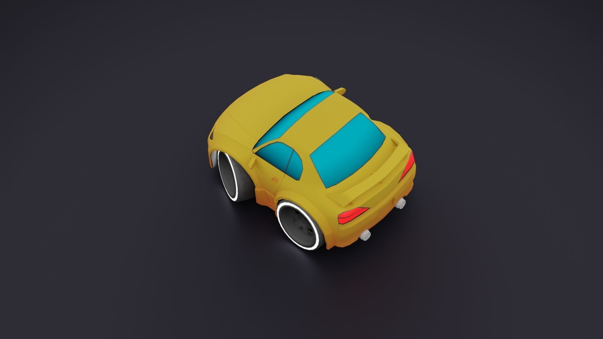 Stylized Car Pack Low-Poly Game Ready PBR Low-poly 3D model_69