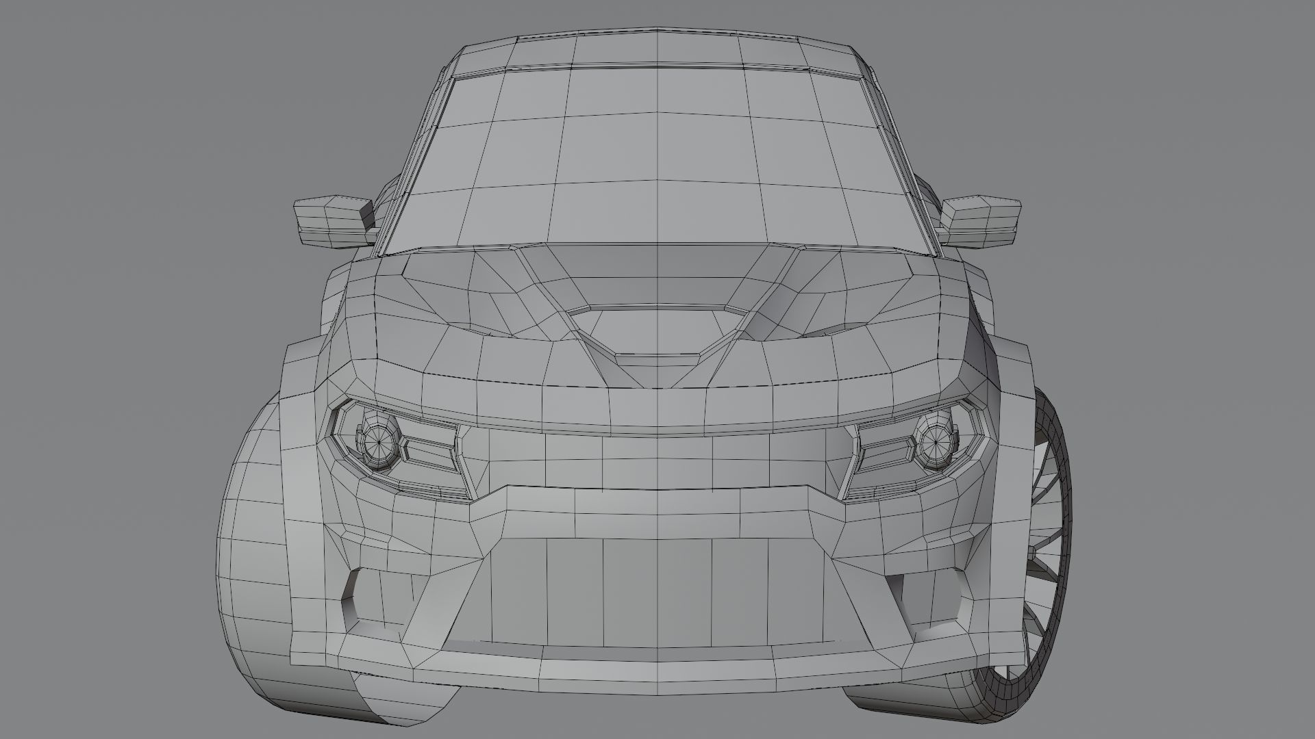 Stylized Car Pack Low-Poly Game Ready PBR Low-poly 3D model_21