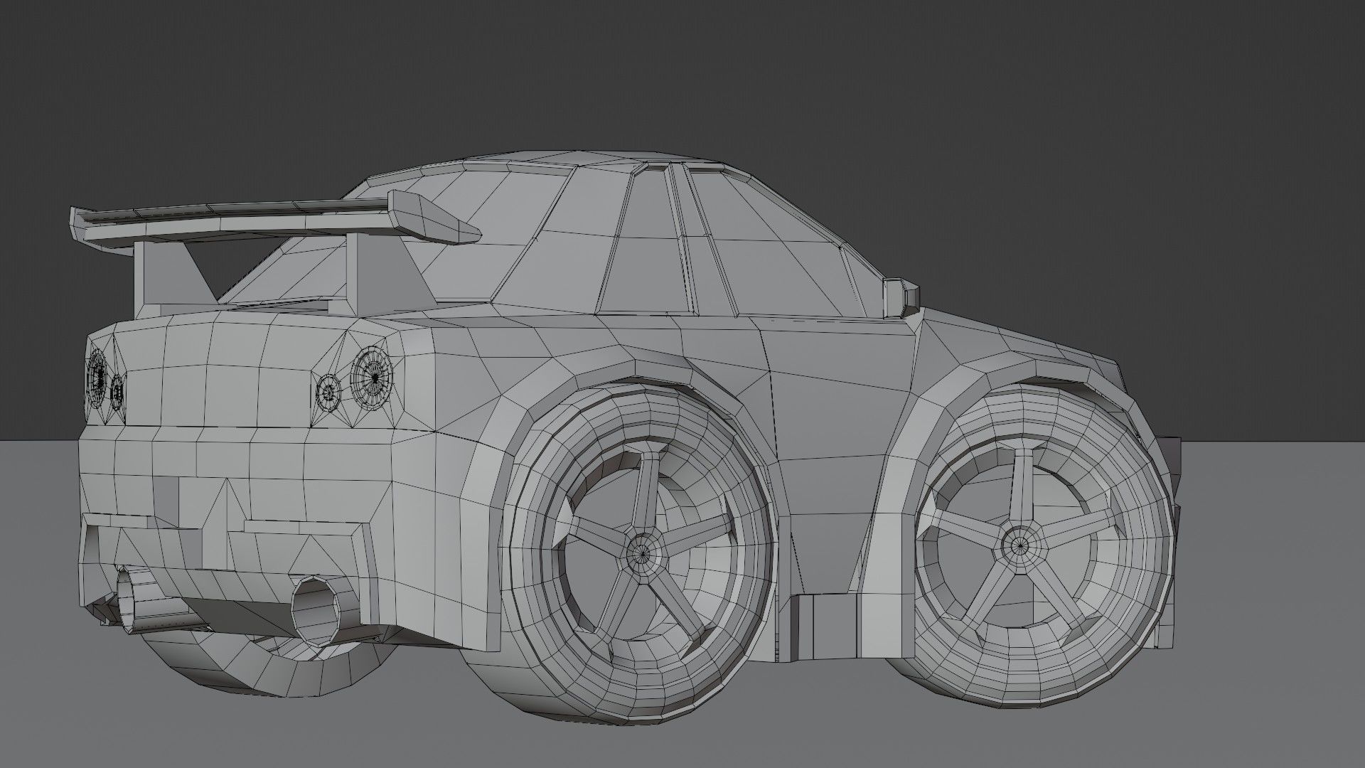 Stylized Car Pack Low-Poly Game Ready PBR Low-poly 3D model_83
