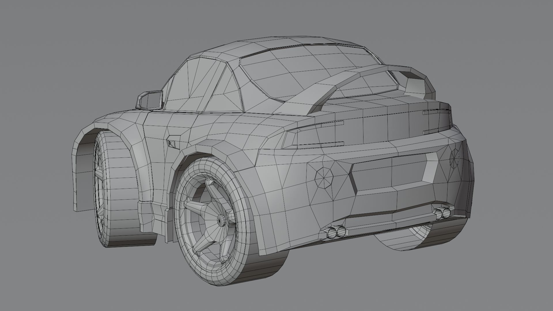 Stylized Car Pack Low-Poly Game Ready PBR Low-poly 3D model_92