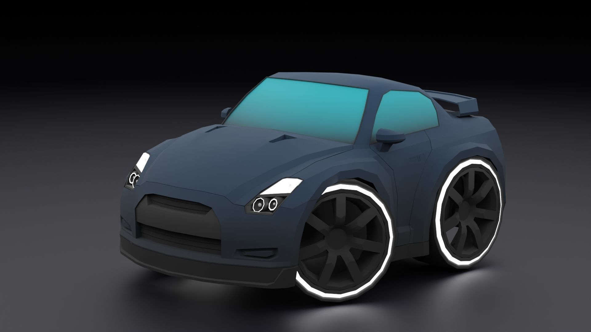 Stylized Car Pack Low-Poly Game Ready PBR Low-poly 3D model_44