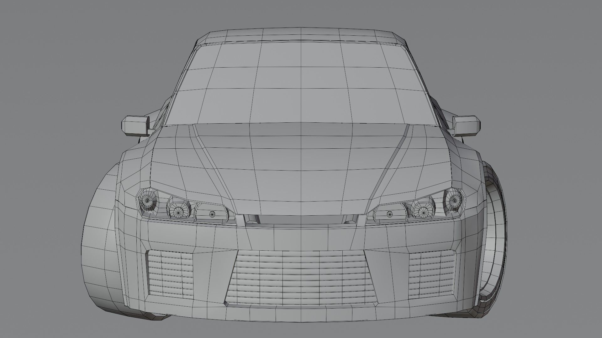 Stylized Car Pack Low-Poly Game Ready PBR Low-poly 3D model_66