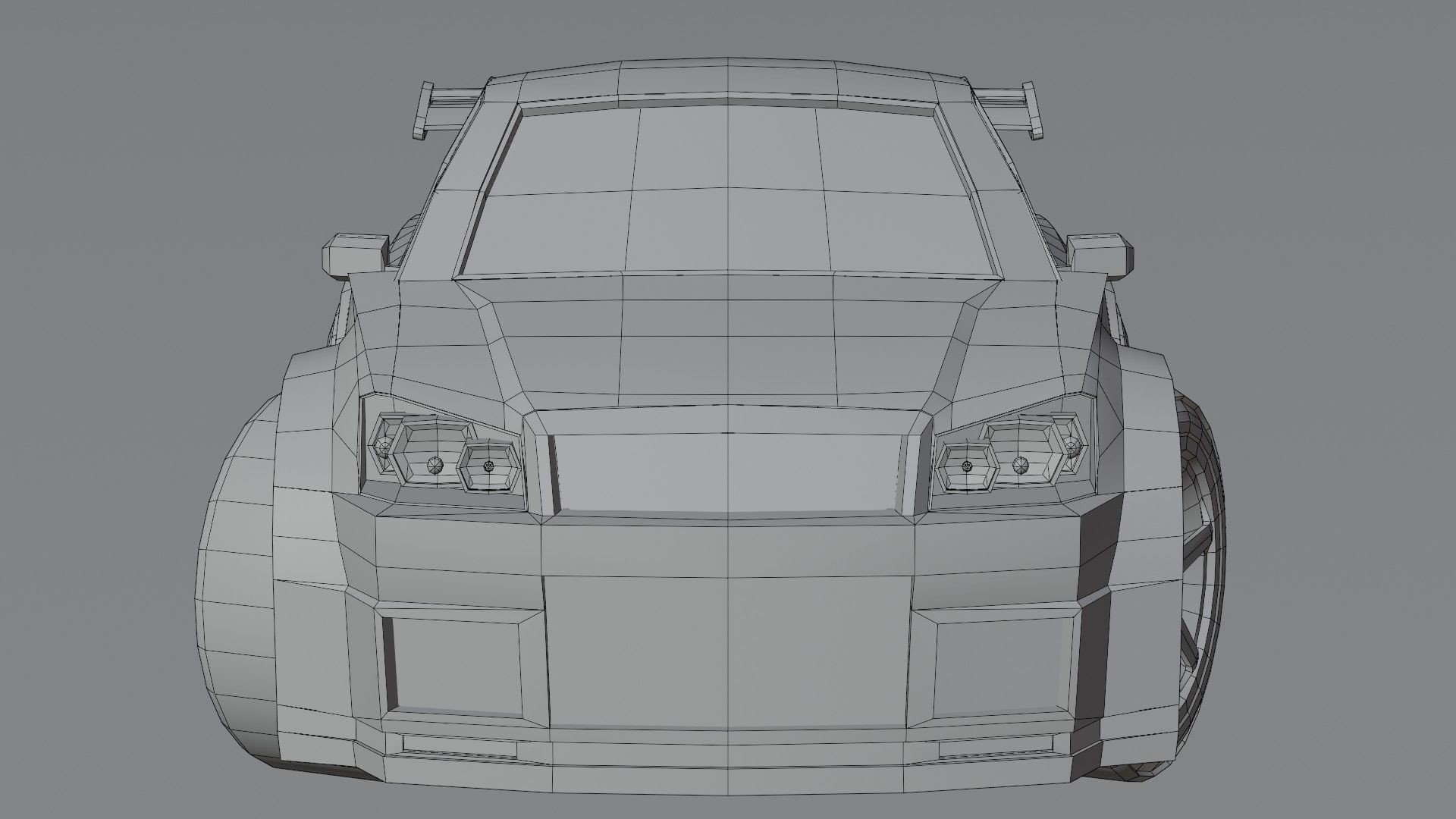 Stylized Car Pack Low-Poly Game Ready PBR Low-poly 3D model_81