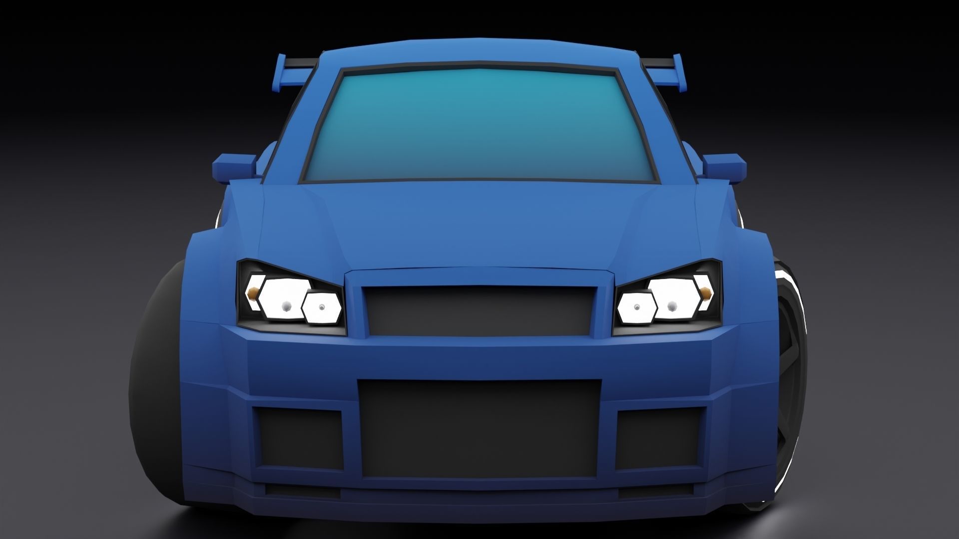 Stylized Car Pack Low-Poly Game Ready PBR Low-poly 3D model_80