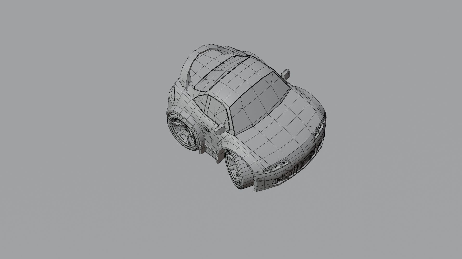 Stylized Car Pack Low-Poly Game Ready PBR Low-poly 3D model_107