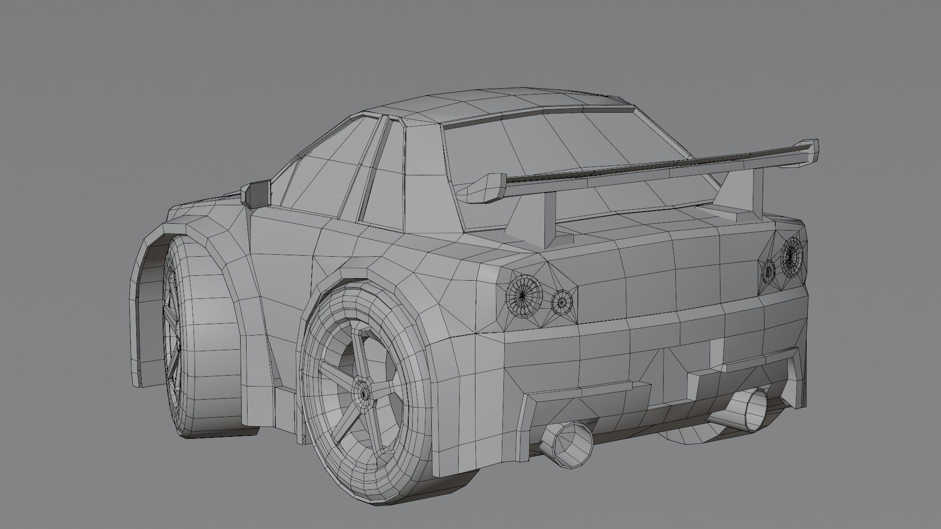 Stylized Car Pack Low-Poly Game Ready PBR Low-poly 3D model_77